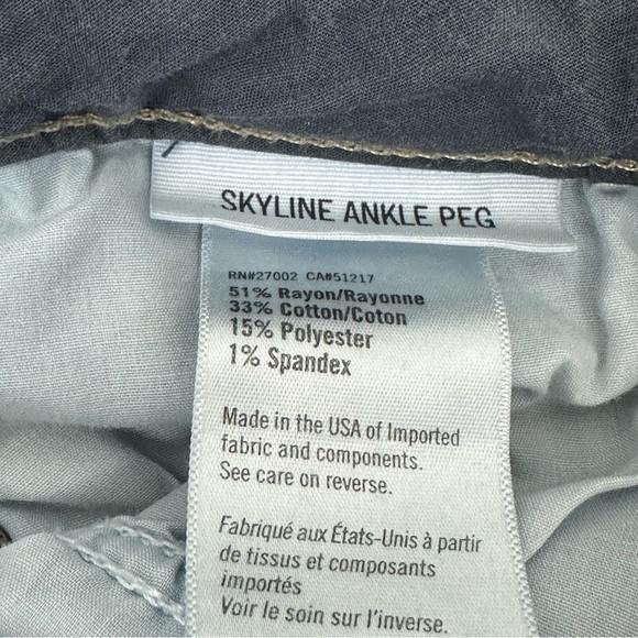 Paige size 27 Skyline Peg Stretch Ankle Jeans - Picture 8 of 12